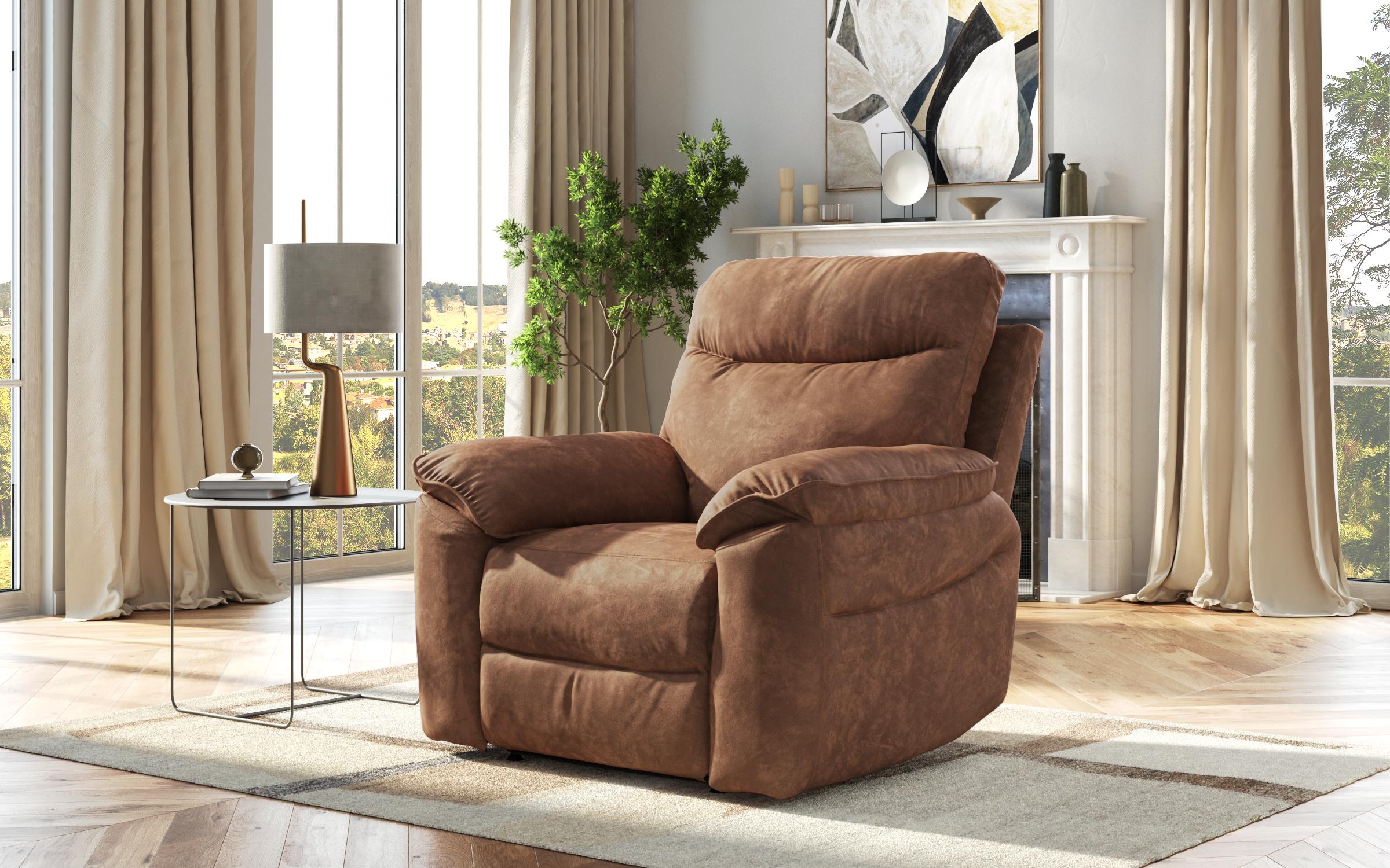 Recliner /fara mecanism/ Adesto, maro  7