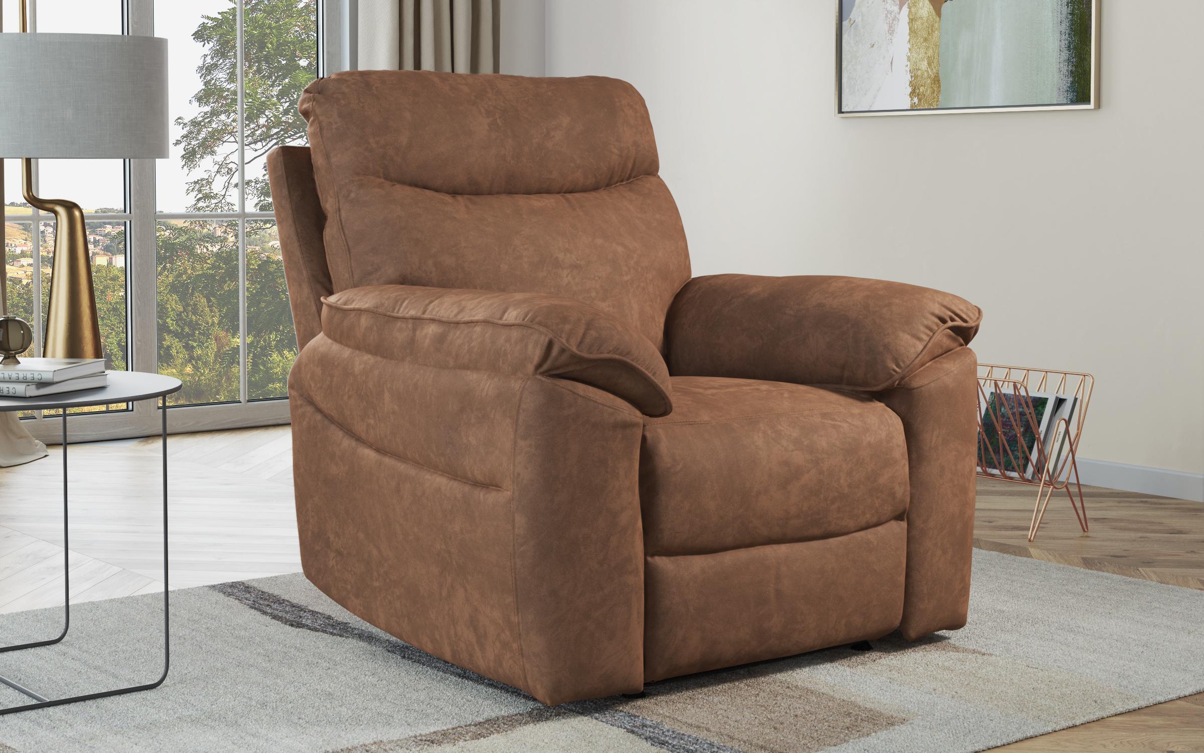 Recliner /fara mecanism/ Adesto, maro  1