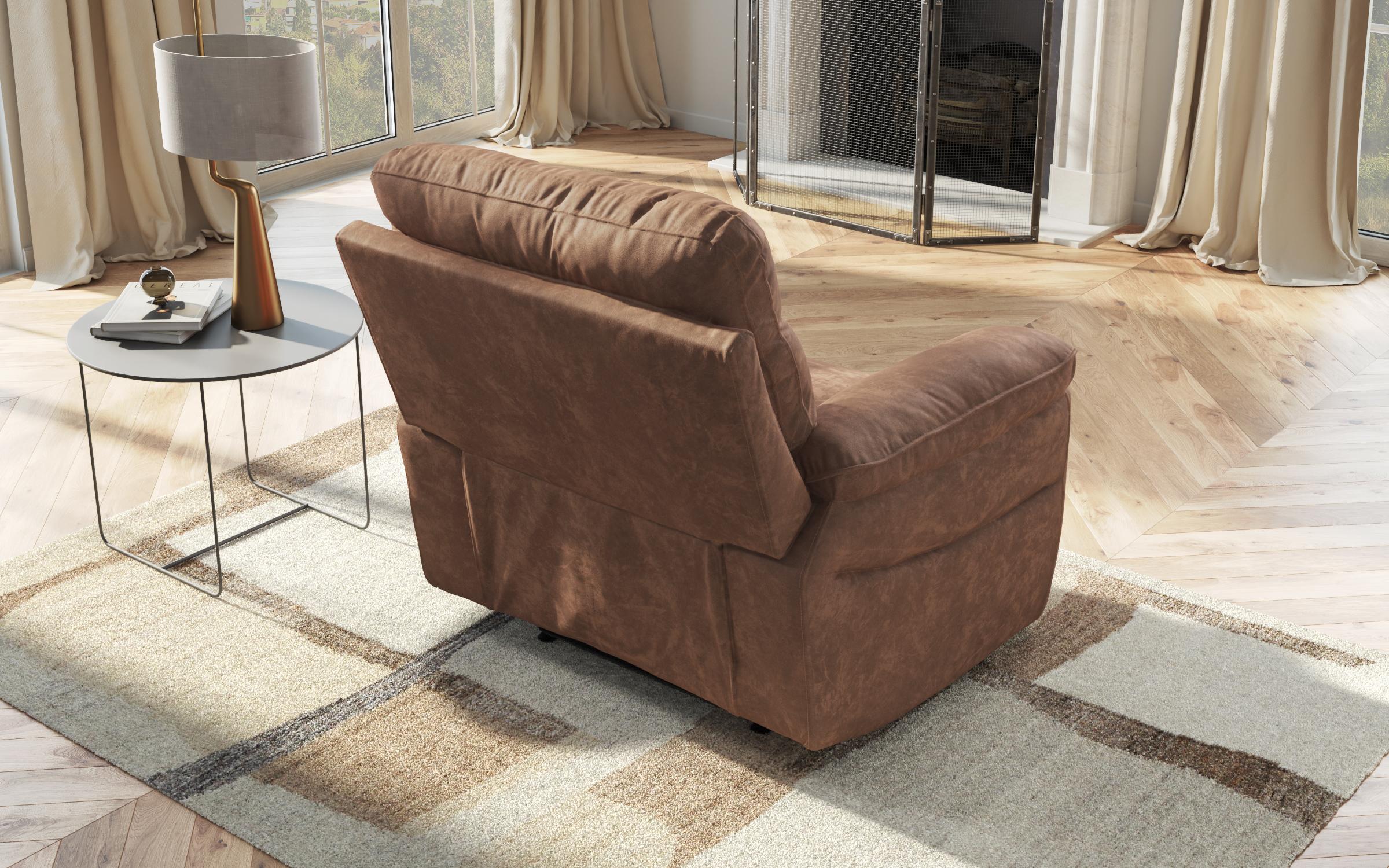 Recliner /fara mecanism/ Adesto, maro  6