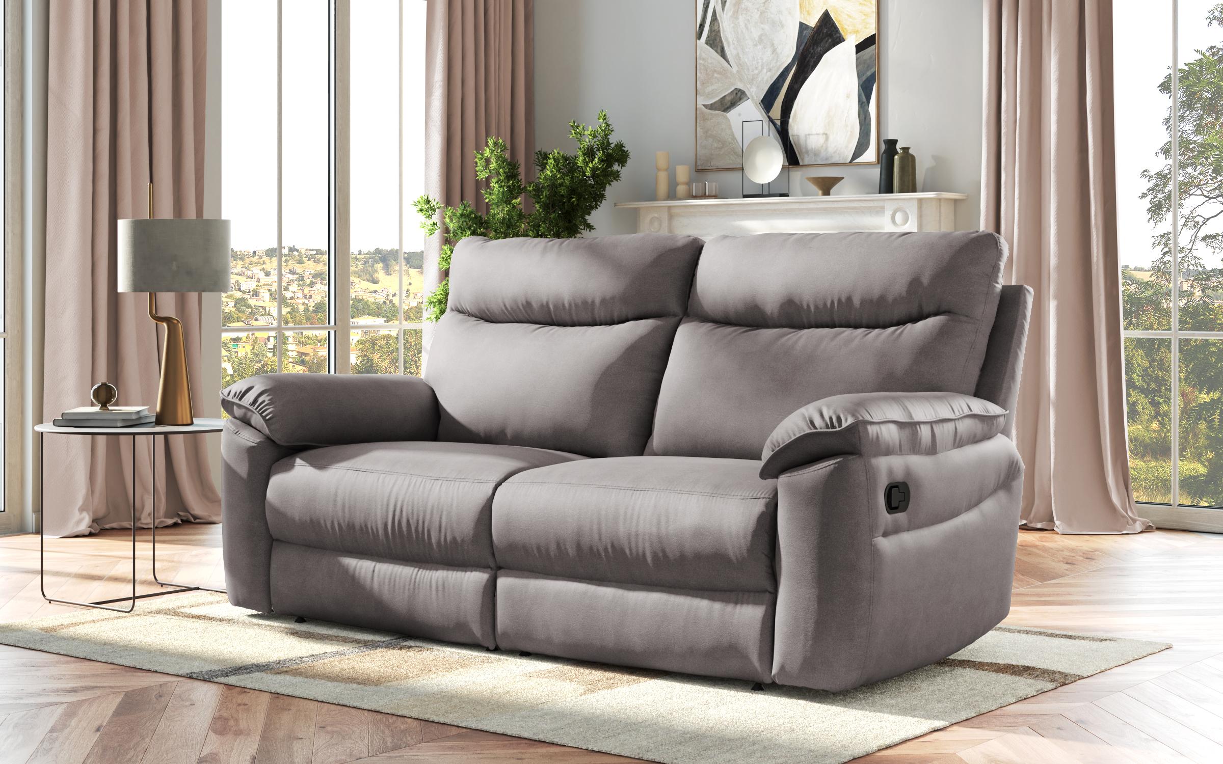 Recliner 3 locuri /mecanism manual/ Adesto, gri  10