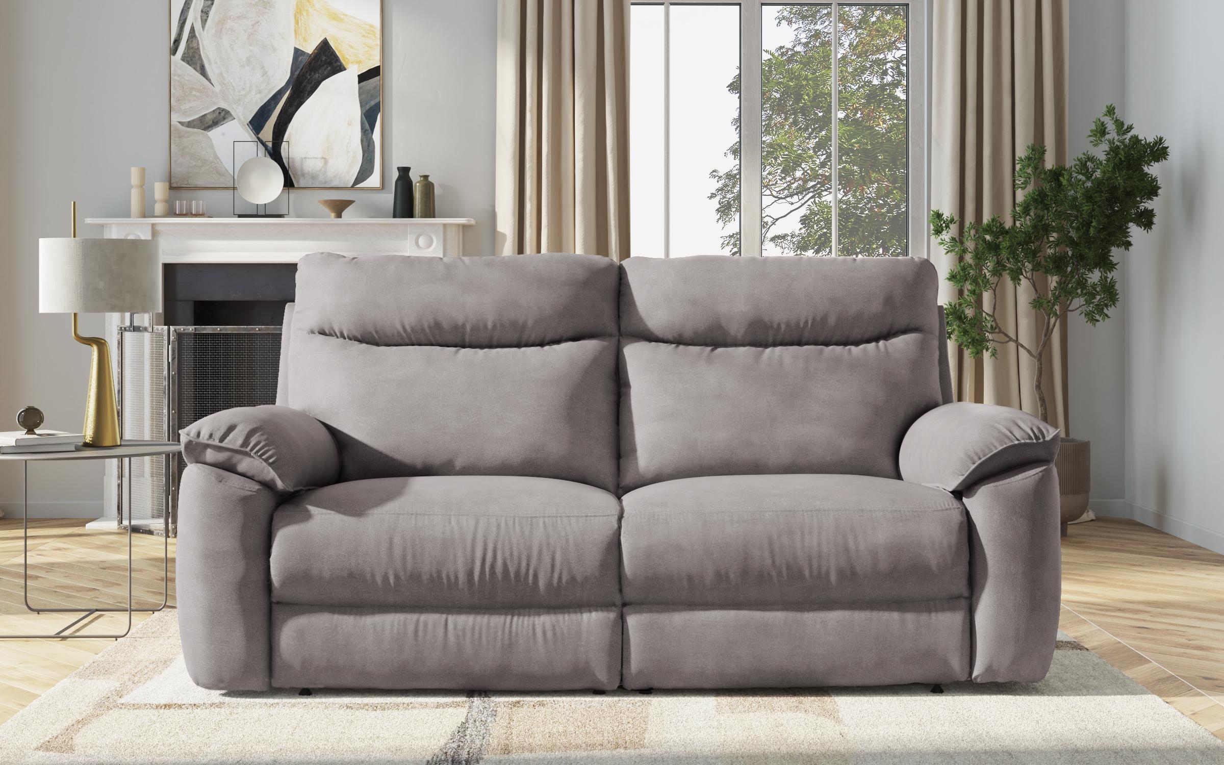 Recliner 3 locuri /fara mecanism/ Adesto, gri  7