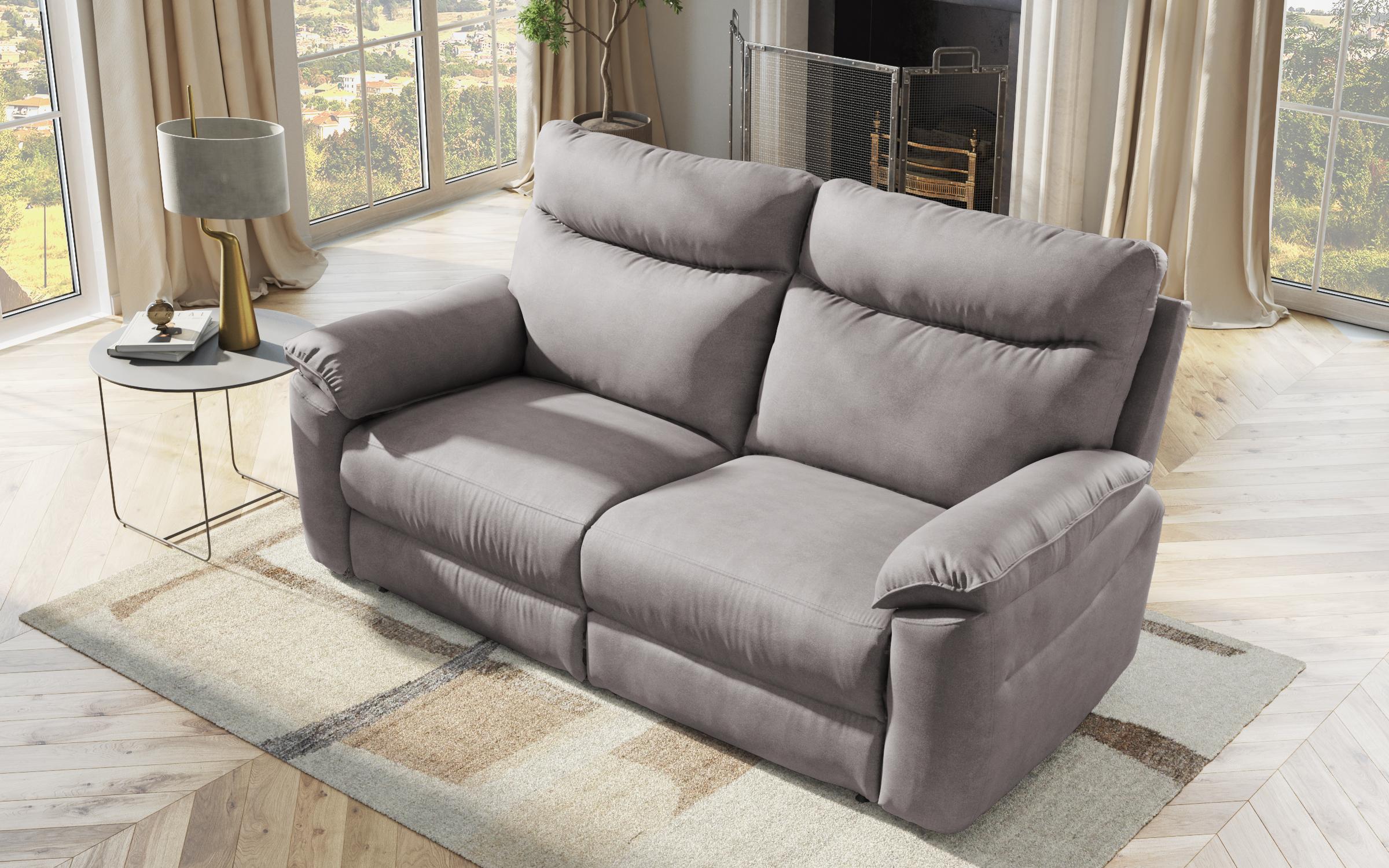 Recliner 3 locuri /fara mecanism/ Adesto, gri  4