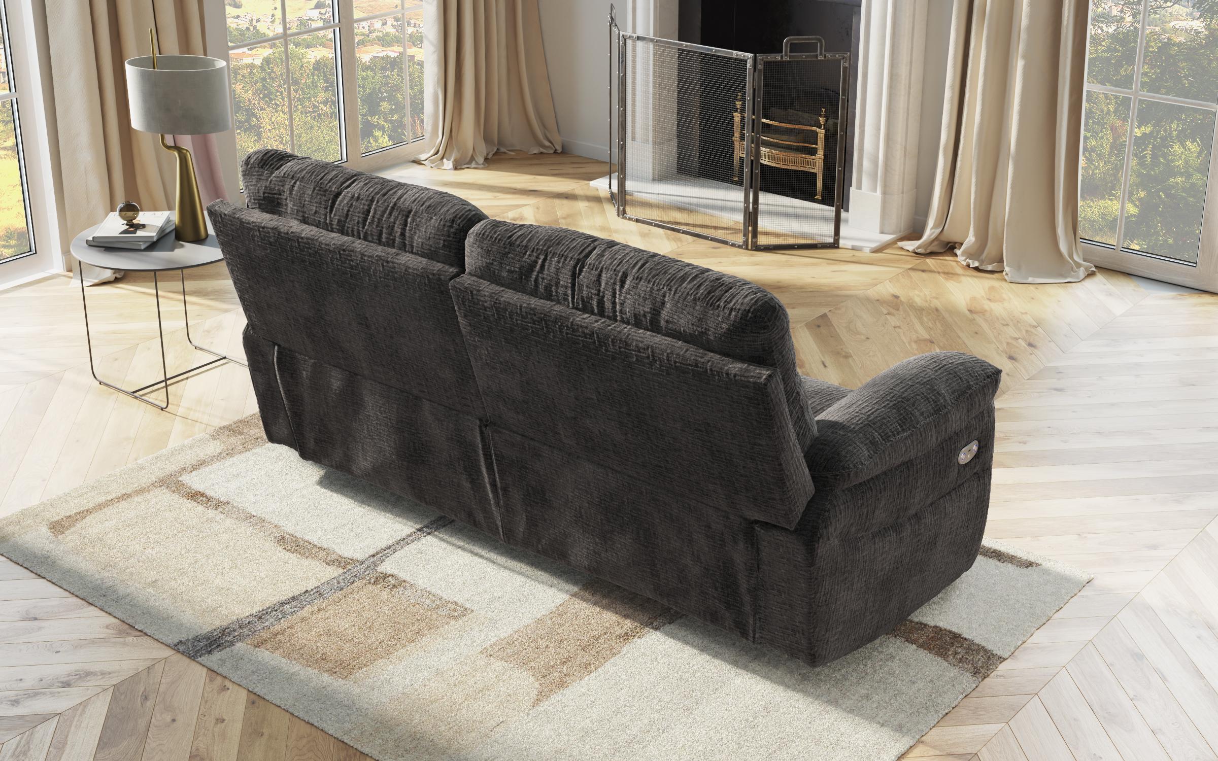 Recliner 3 locuri /mecanism manual/ Adesto, gri inchis  6