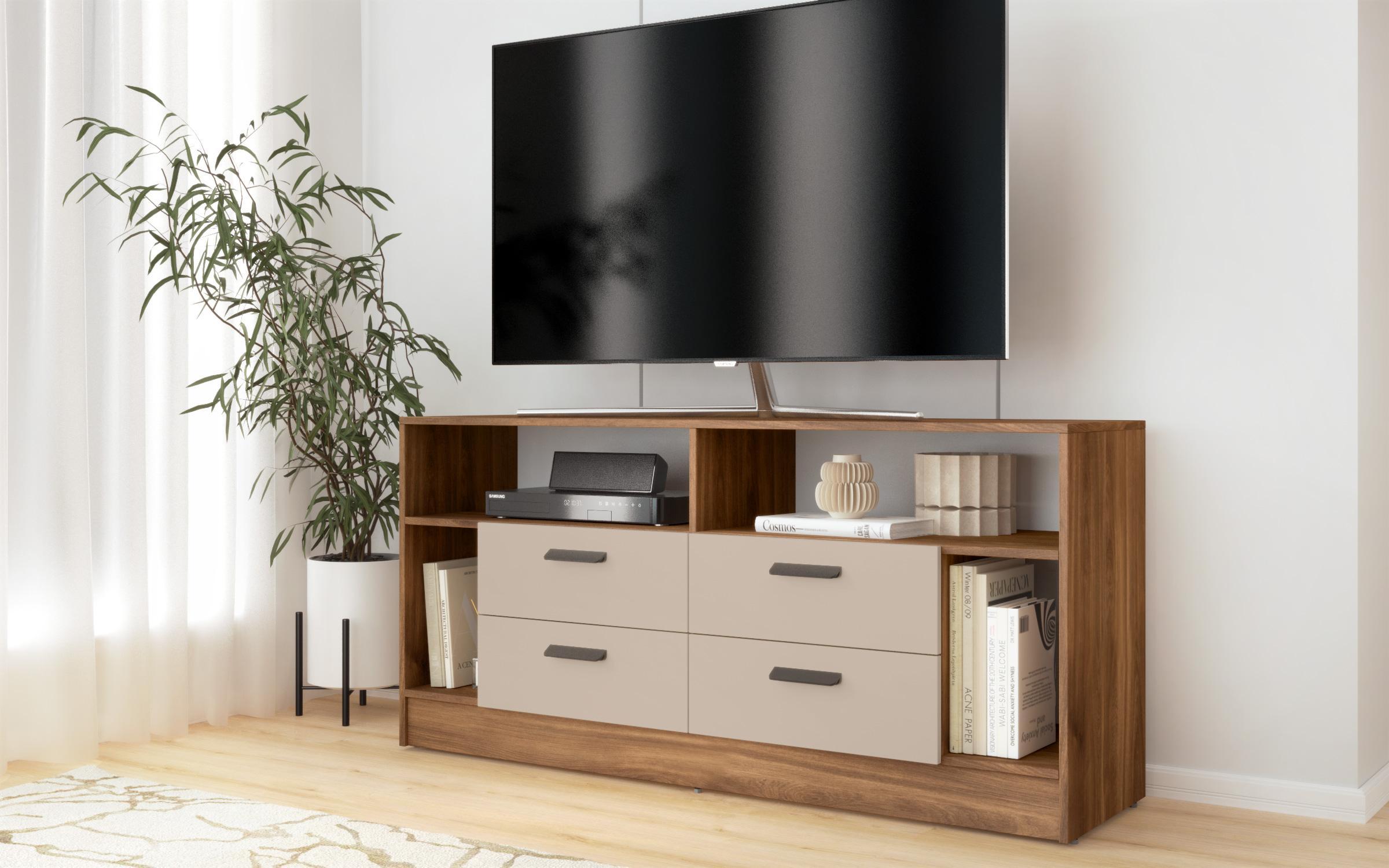 Modul TV Delaro T, stejar coniac + casmir  1