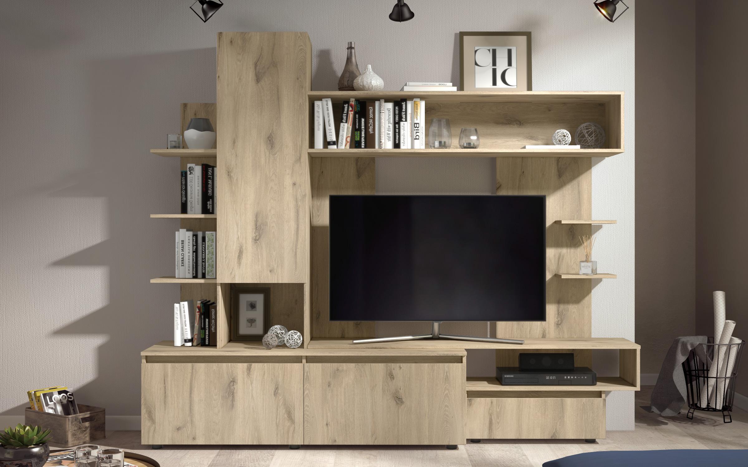 Biblioteca Tera, stejar scandinav deschis  3
