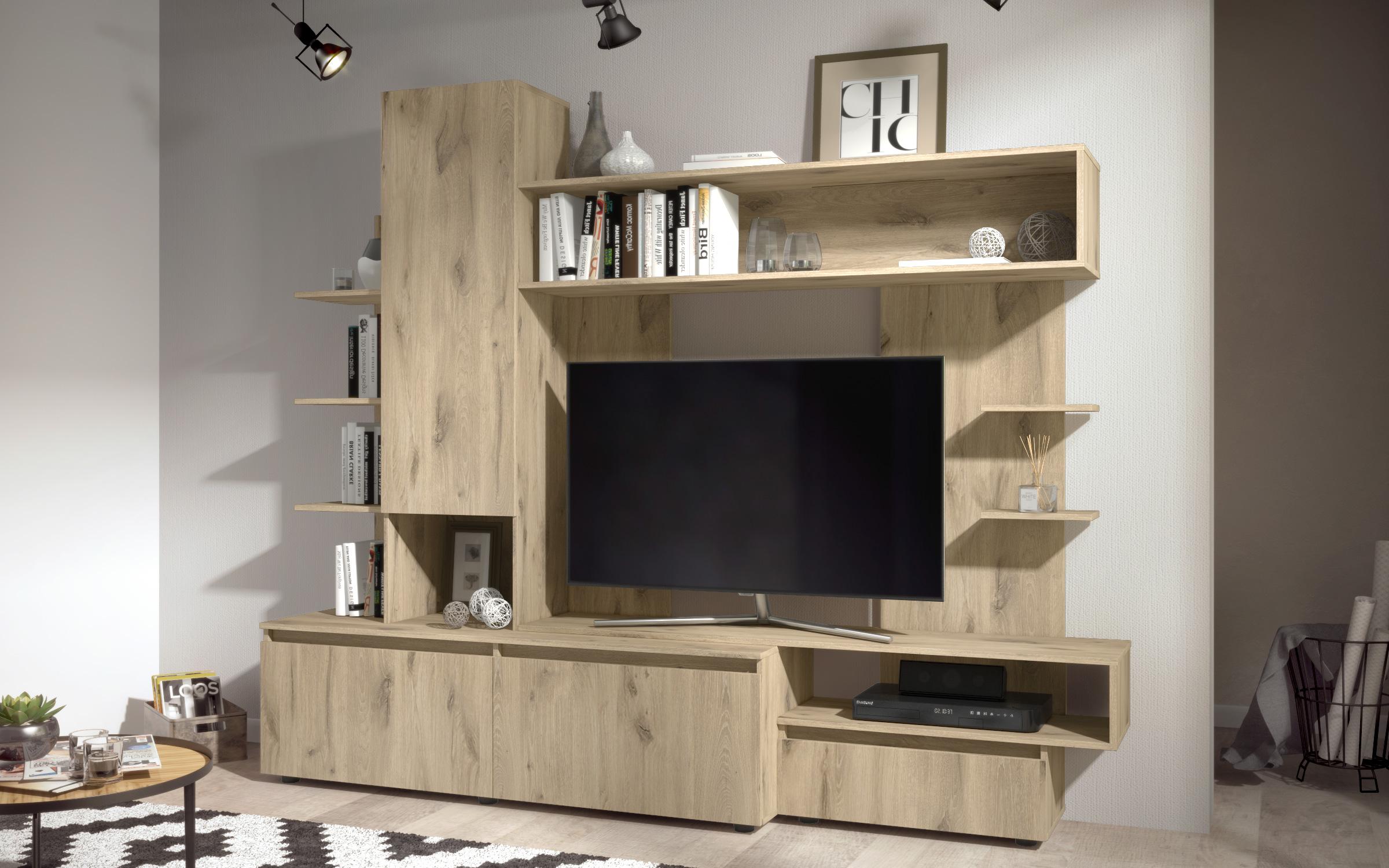 Biblioteca Tera, stejar scandinav deschis  4