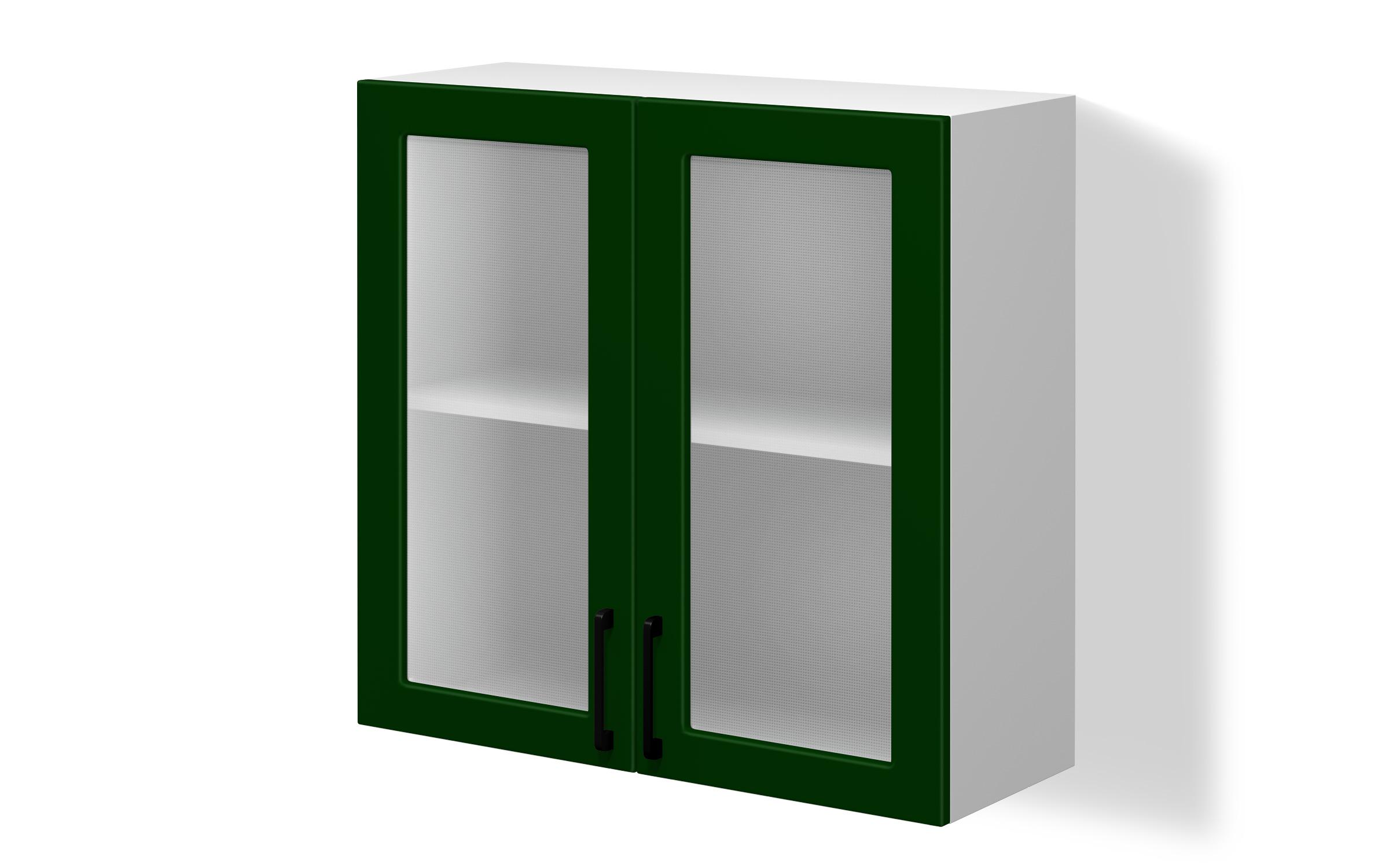 Dulap-vitrina de bucatarie Hana 43, verde  1
