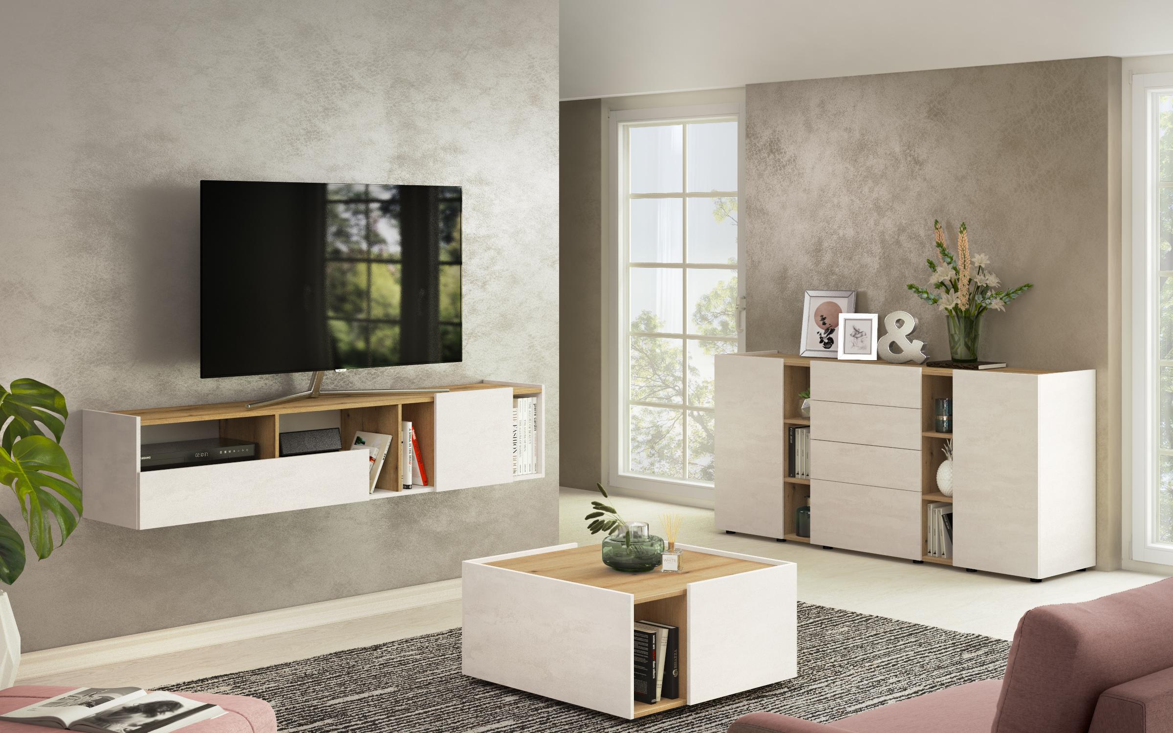 Comoda Modiliani С, Silk + stejar evoc  3