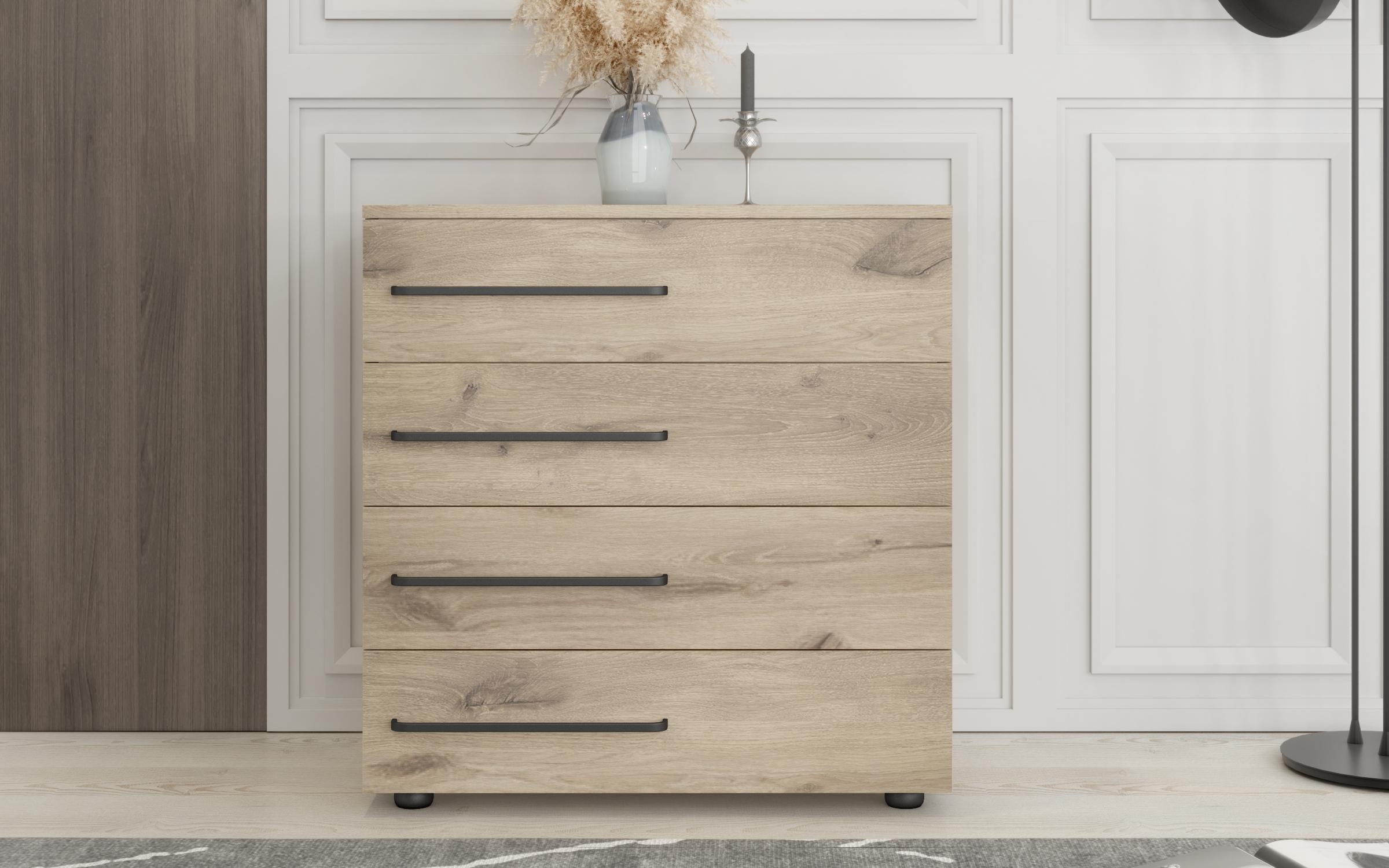 Comoda Ofelia, stejar scandinav deschis  3