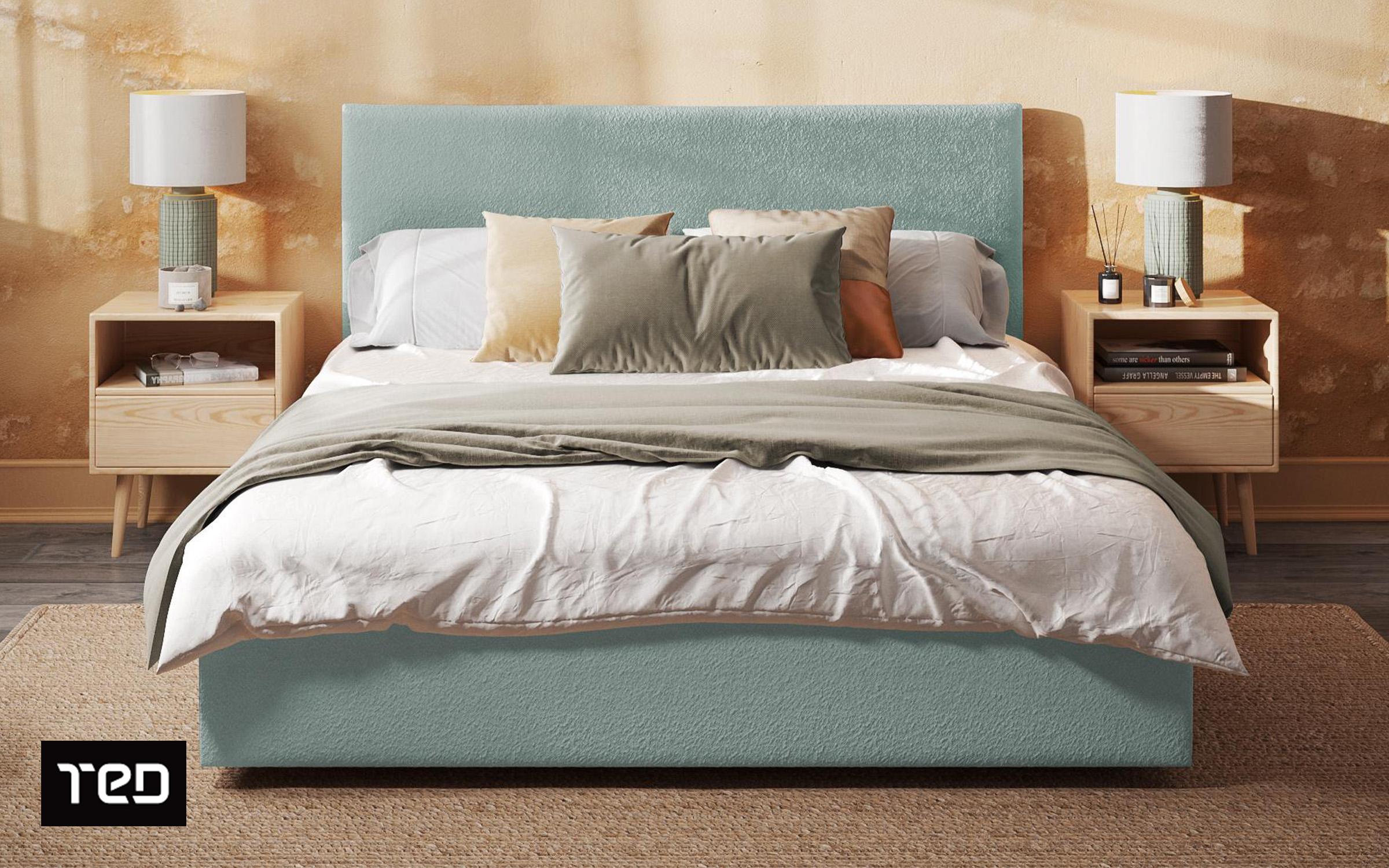 Pat dublu 160/200 Amora, menta  2