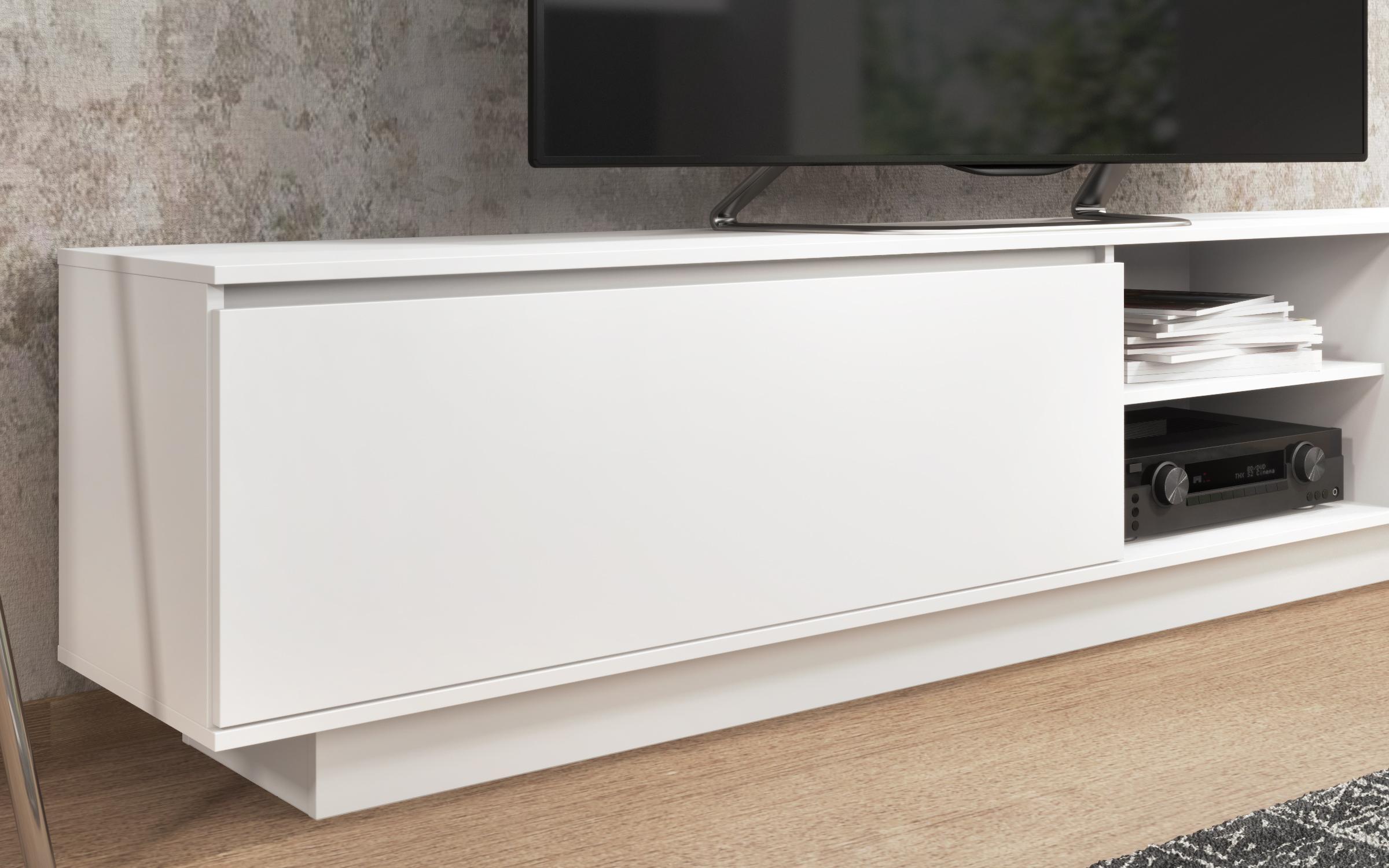 Modul TV Viena, alb mat  5