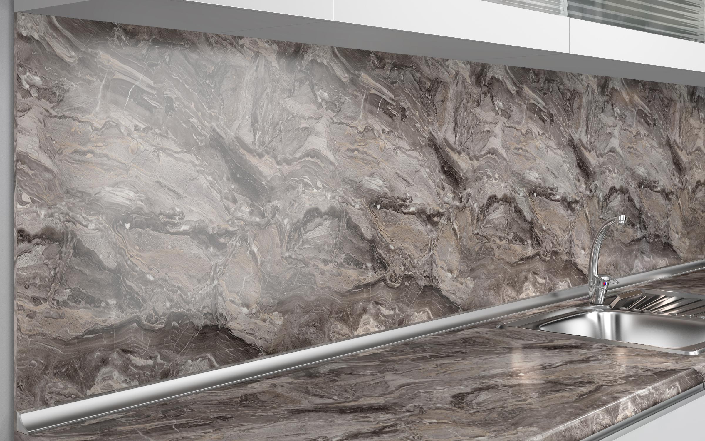9 mm/1400 mm Panou de perete Brecie, decor ARS523G Stone  1