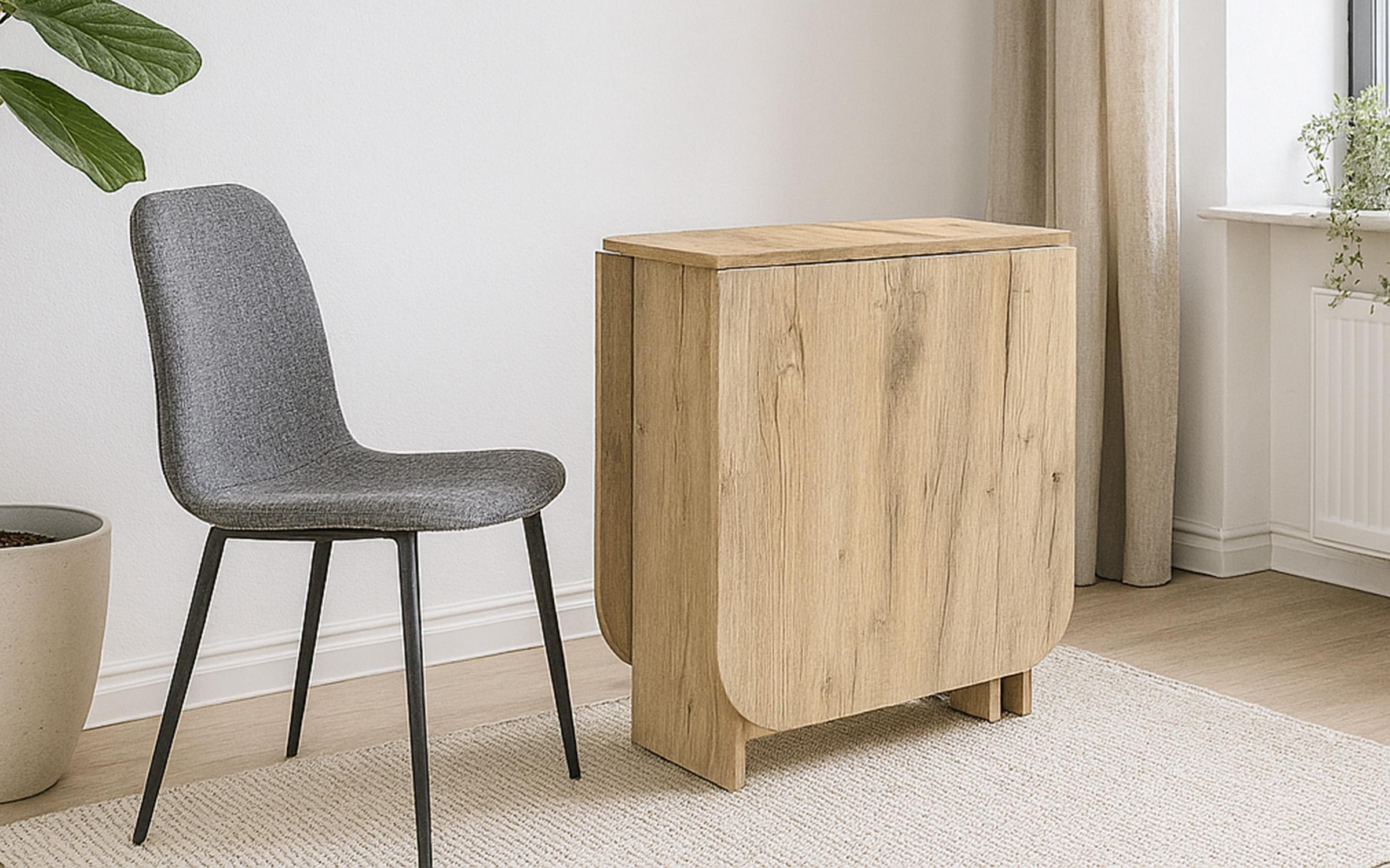 Masa dining /extensibila/ Evira, stejar auriu craft  3