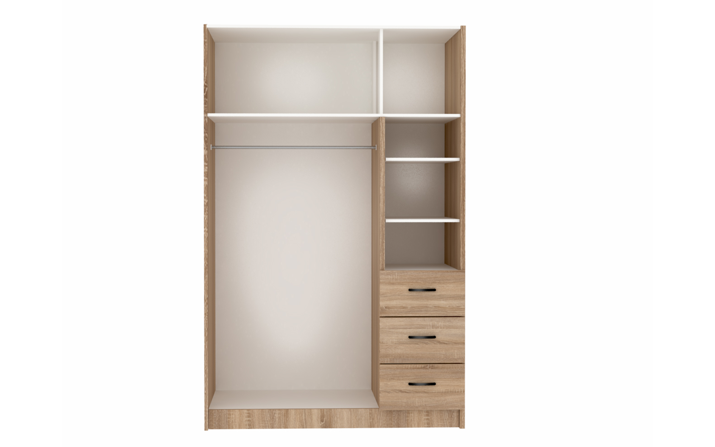 Set dormitor 160/200 Vento, stejar natural  6