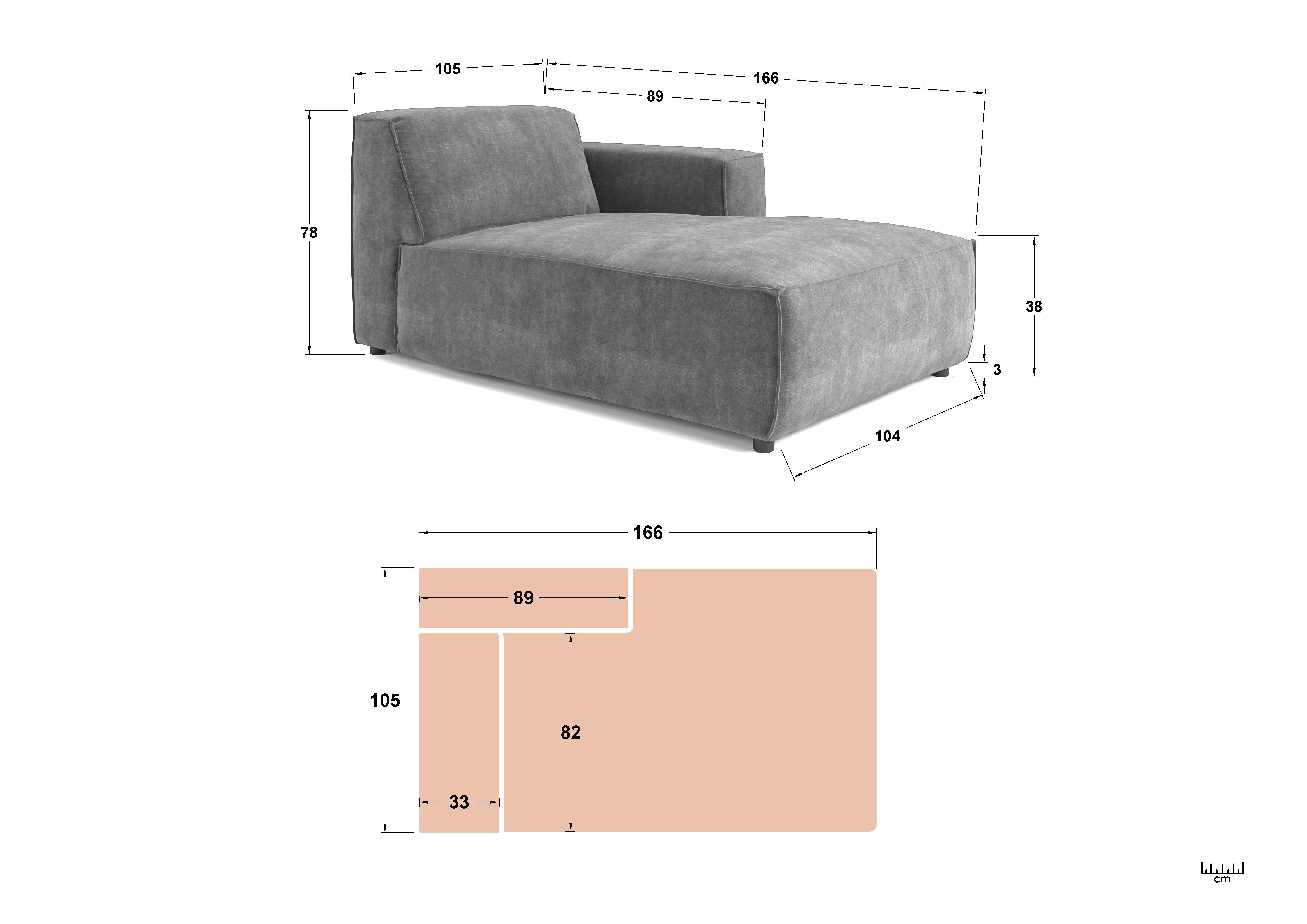 Canapea din coltar modular Verso, verde inchis  2