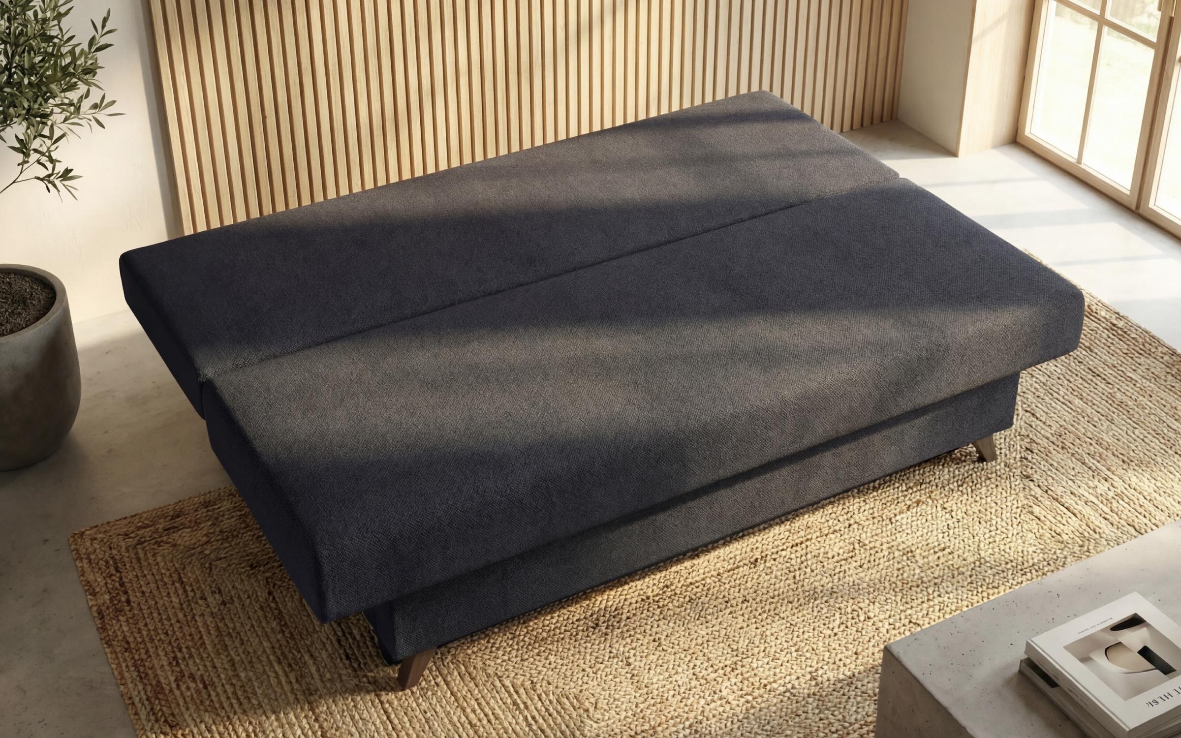 Canapea extensibila Victorio, grafit + maro inchis  5