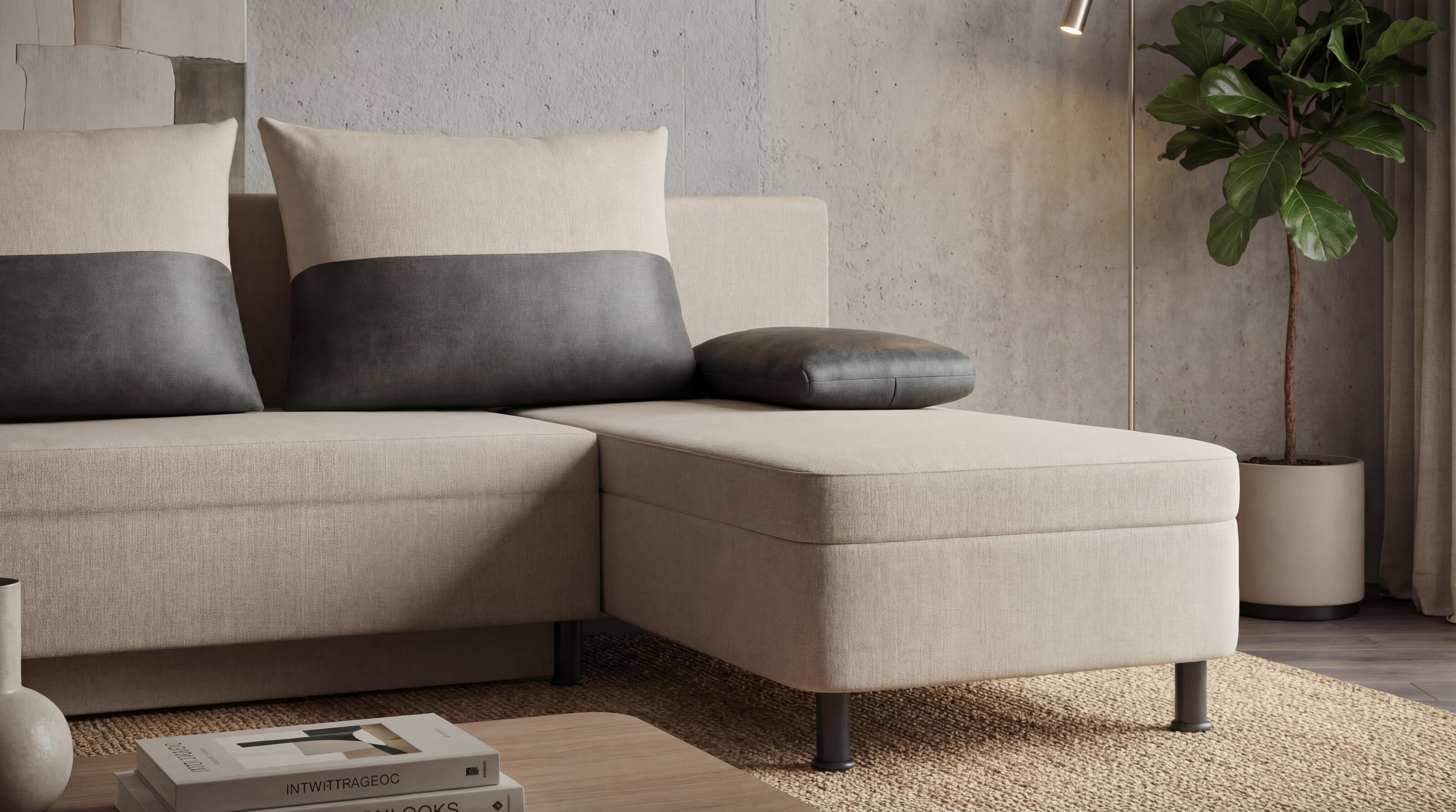 Coltar extensibil Real Prime, bej + antracit  4