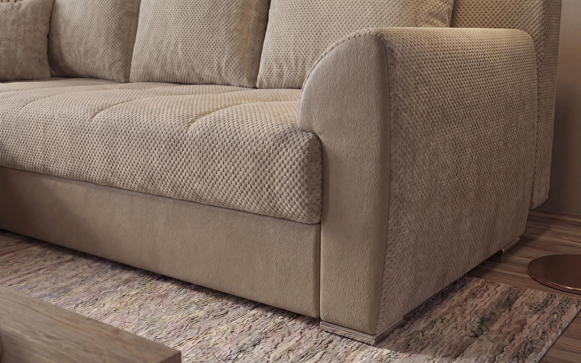 Coltar extensibil Lumis, bej + gri-bej  5
