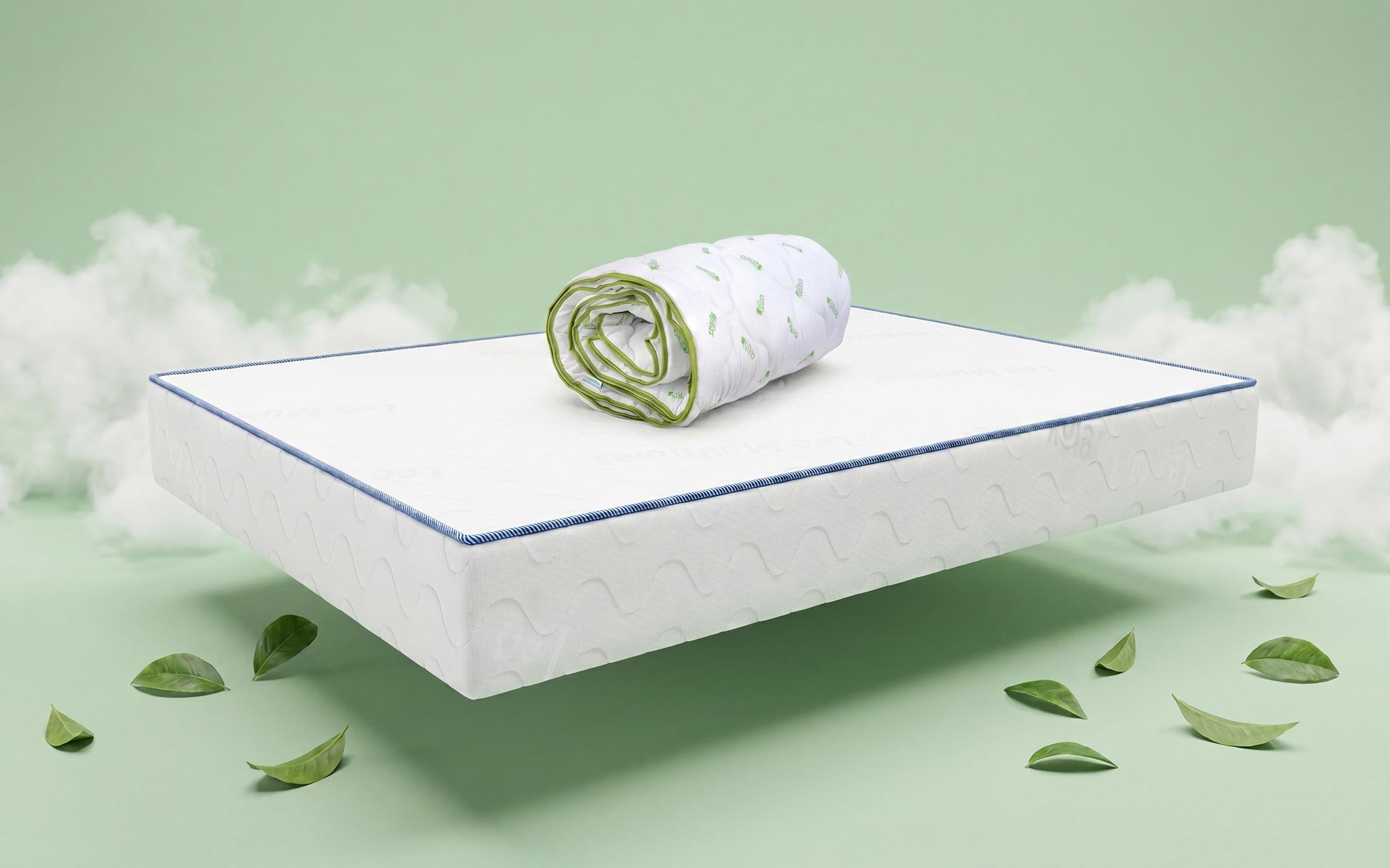 Set saltea 140/200 + pilota 200/220 Leo Multirelax + Green Tea,   1