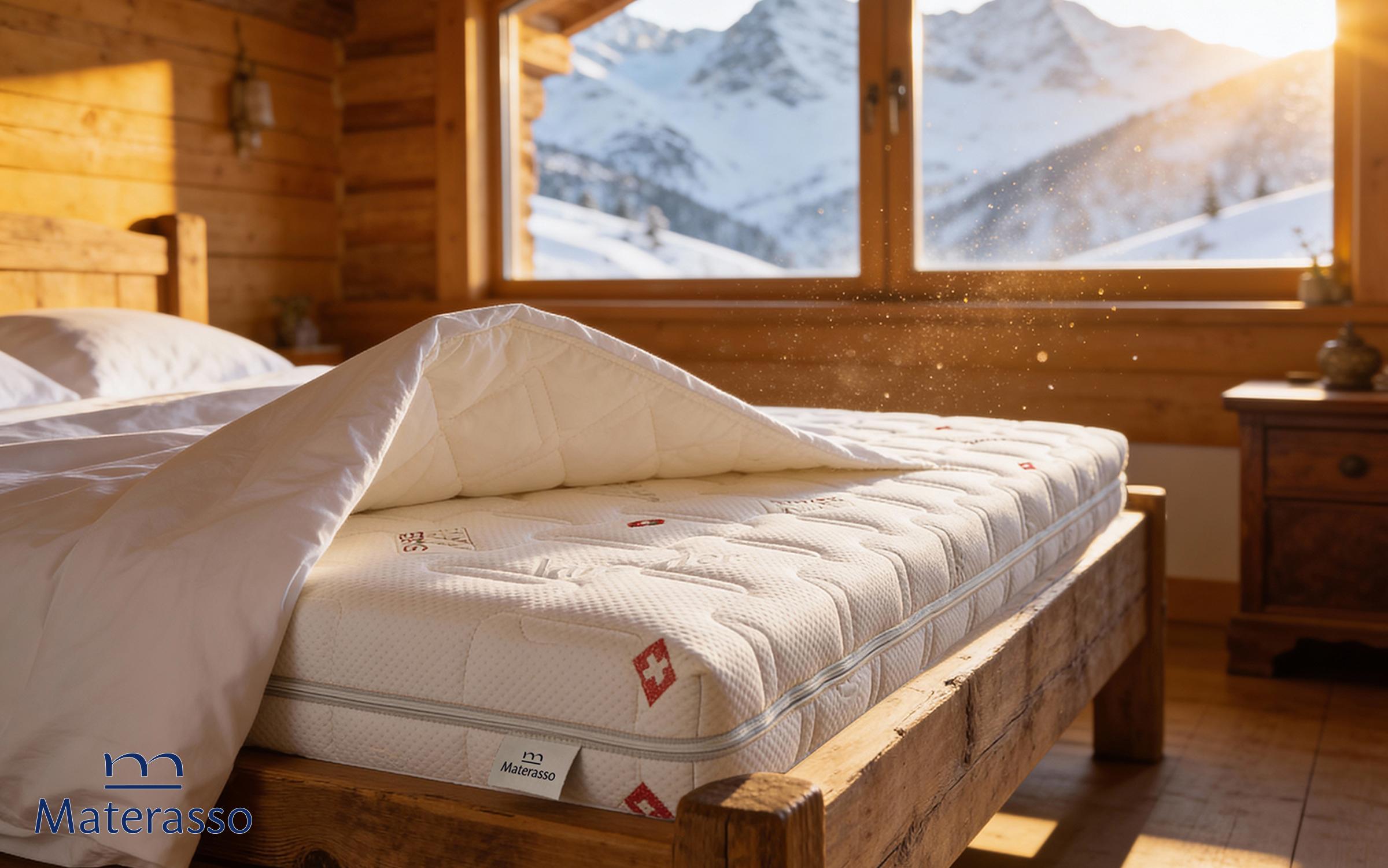 Saltea 140/200, cu doua fete Swiss Dream, alb  2