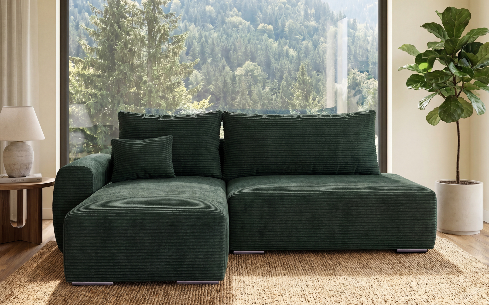 Coltar extensibil Apolo Spring M2, verde  1