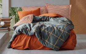4 piese 200/220 cm; Ranforce 100 % Bumbac Lenjerie de pat Stark thumb