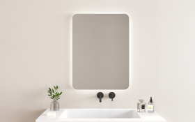 1945-50 Oglinda pentru baie cu iluminare LED thumb
