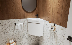 Dulap de colt PVC pantru baie cu chiveta ICP3939 thumb
