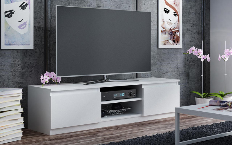 Modul TV Mikelo, alb  1