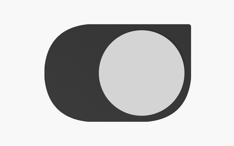 Oglinda 60/90 cm Pubble, negru  1