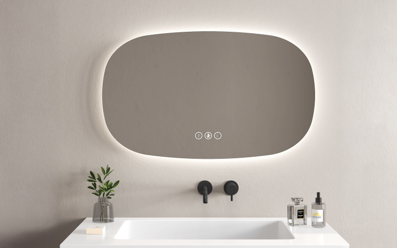 1964 Oglinda pentru baie cu iluminare LED, 100/60 cm  1