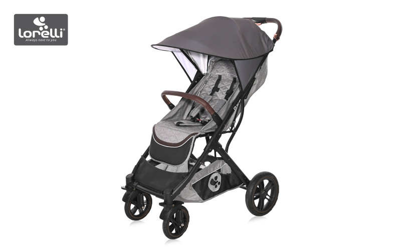 Parasolar pentru carucior Genoa, gri inchis  1
