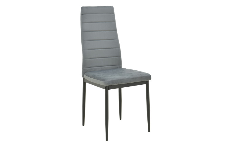 Scaun de masa Parker, gri + negru  1