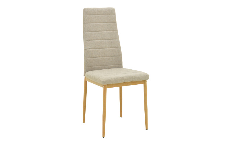 Scaun de masa Parker, bej + natural  1