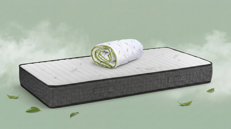 Set saltea 160/200 + pilota 200/220 Finess Memory + Green Tea,   1