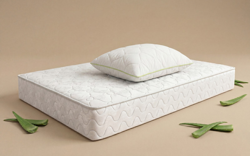 Set saltea 120/190 + perna Leo Classic + Aloe Dream,   1