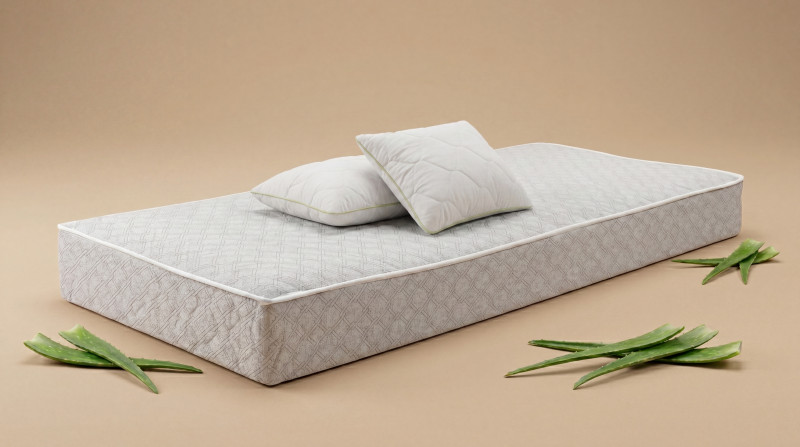 Set saltea 160/200 + 2 perne Primo + Aloe Dream,   1