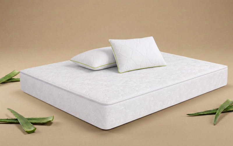Set saltea 140/200 + 2 perne Leo Classic + Aloe Dream,   1