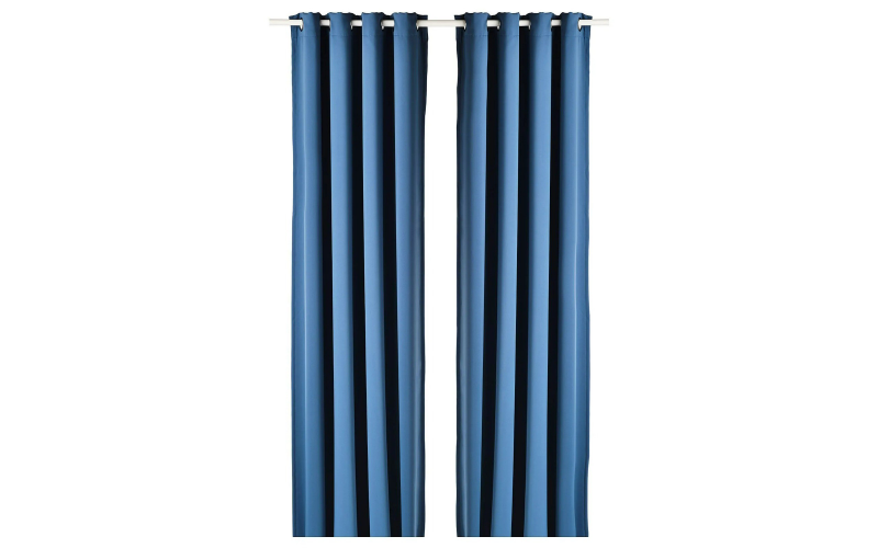 Set draperii 145/250 cm Halkali, albastru  1
