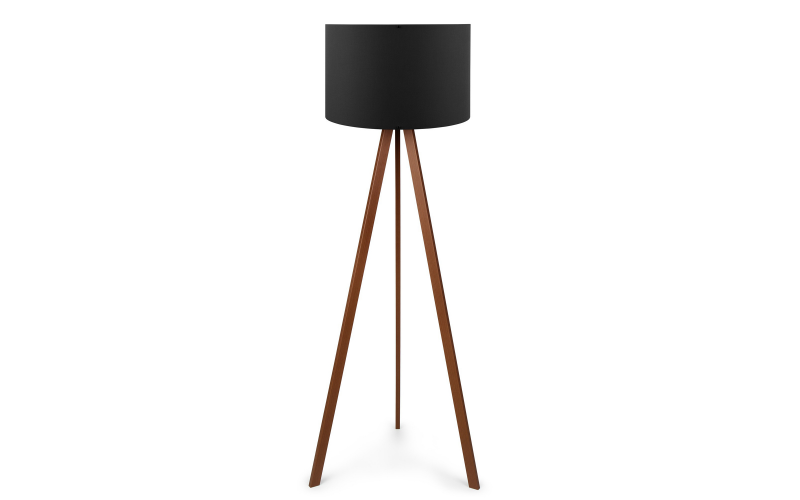 Tip bec: 1xE27/max 40W Lampa de podea, maro + negru  1