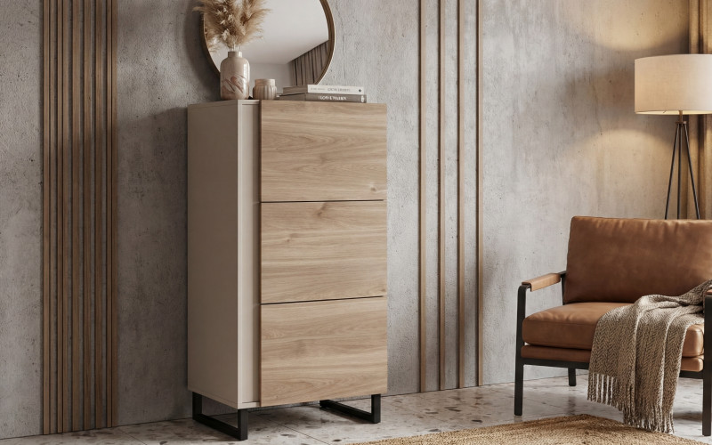 Comoda Araya B, casmir + stejar Castello honey  1