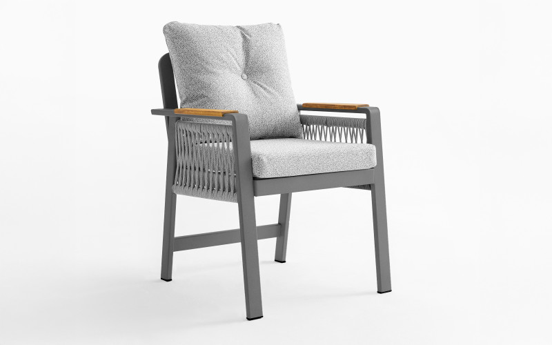 Scaun de gradina Artemis, cappuccino + antracit  1