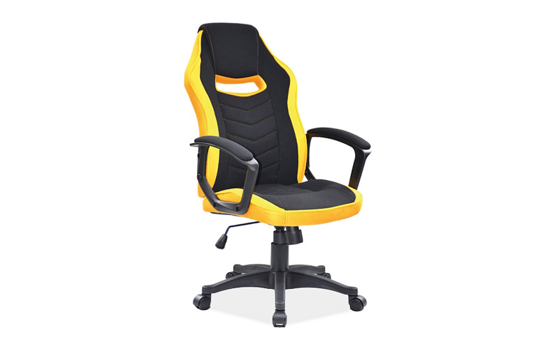 Scaun gaming Kamaro, negru + galben  1