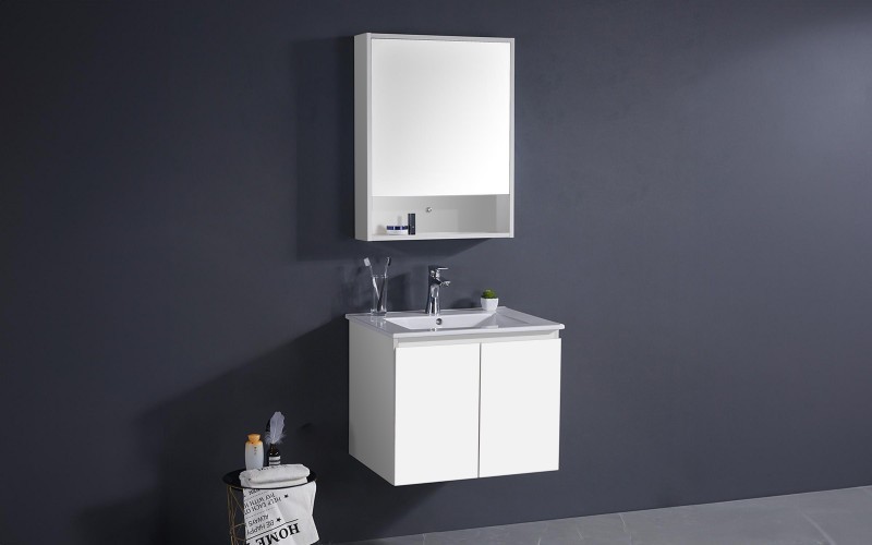 Set dulapuri PVC pentru baie Elenei 2, alb  1