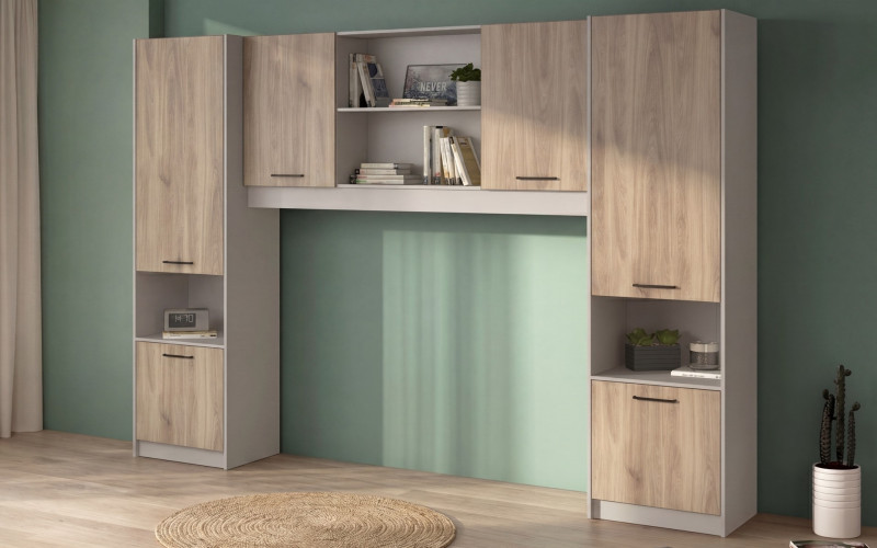 Sistem dulapuri Diema, casmir + stejar Castello honey  1
