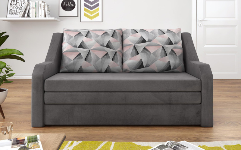 Canapea extensibila Adison XXS, gri + print  1