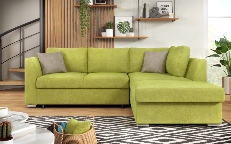 Coltar extensibil Toscana S, verde + maro deschis  3