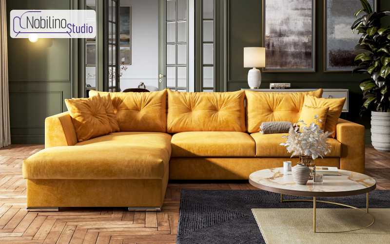 Coltar extensibil Roma, galben  1