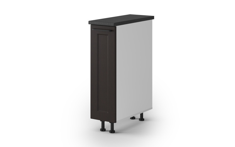 Dulap de bucatarie pentru sticle Sena 28, stejar espresso  1