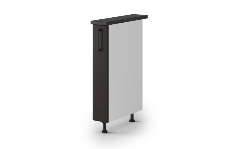 Dulap de bucatarie pentru sticle Sena 29, stejar espresso  1